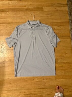 NWOT Cutter & Buck Light Blue Micro-Pattern Polo